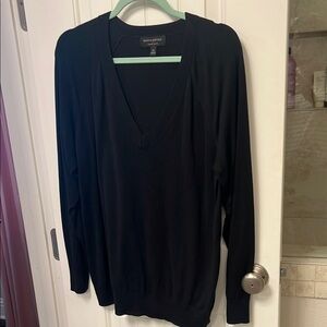 Banana Republic Classic Black Knit Top